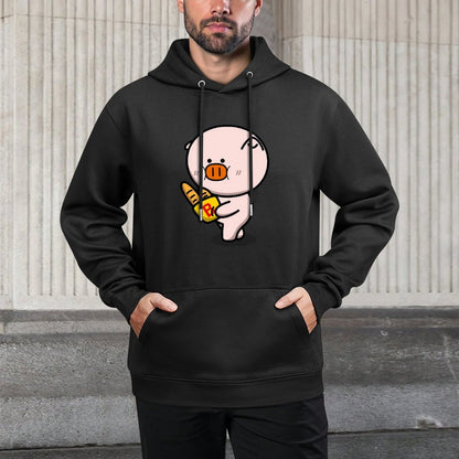 IPBR 250g Hooded Pocket Sweatshirt Front GraphicMen's Hooded  Sweatshirt4000267
