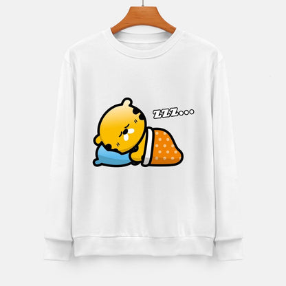 Front Patterned Long Sleeve TopComfortSeries Vintage