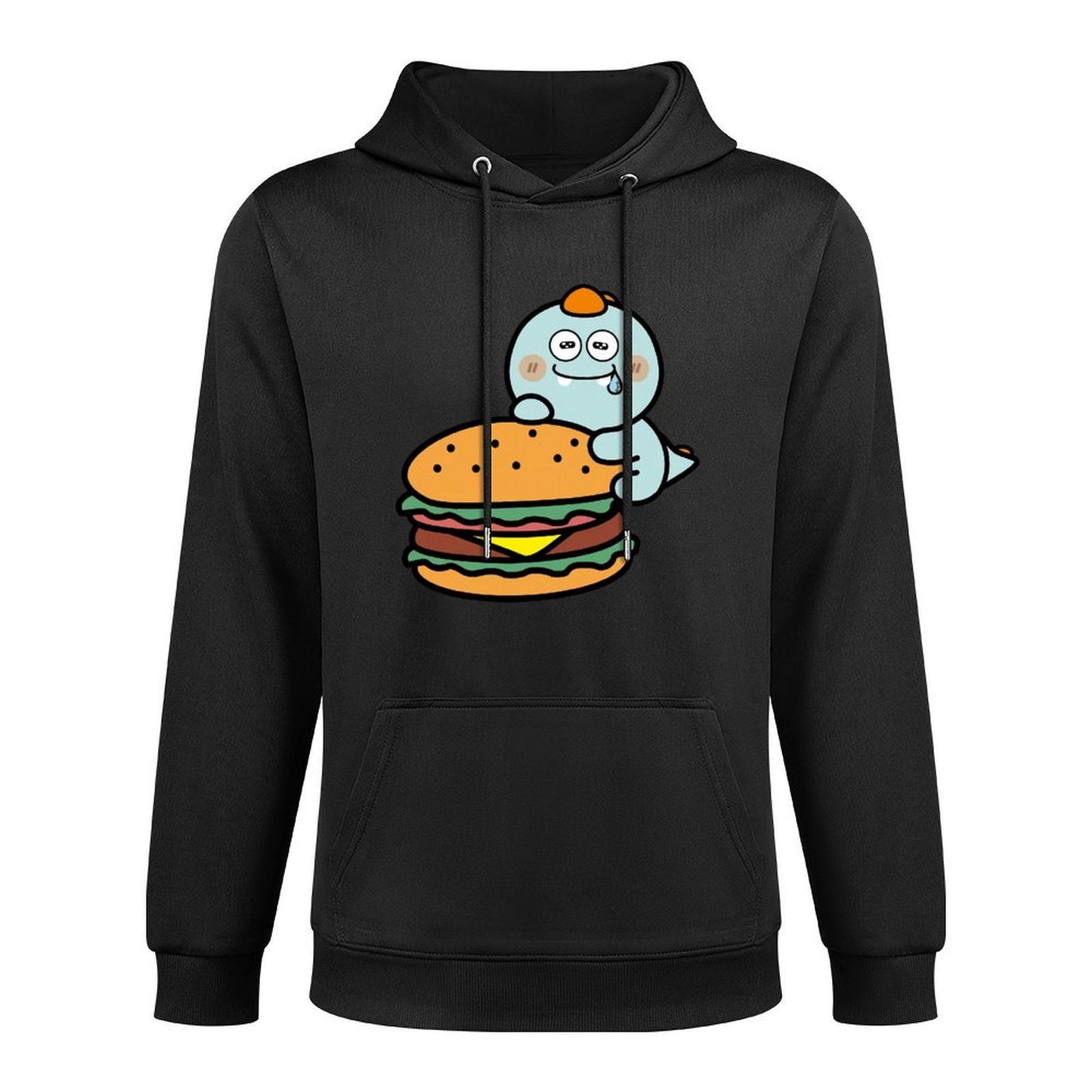 Heat-Transfer Minimalist Front Graphic Hoodies