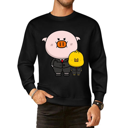 Front Patterned Long Sleeve TopPlain Studio