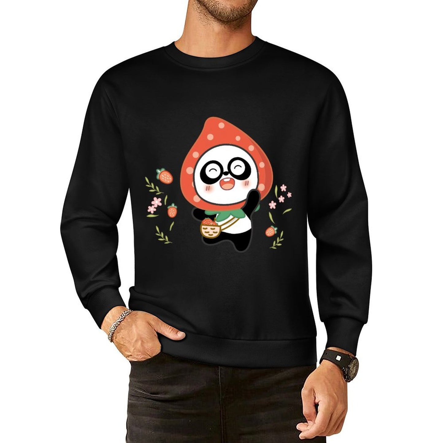 Front Patterned Long Sleeve TopEverydayComfort Smooth Feel