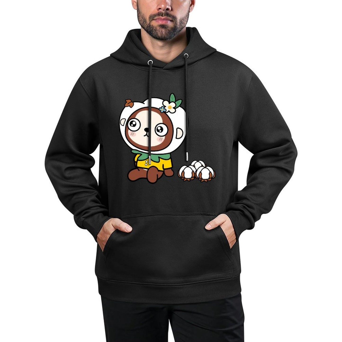 ClassicSeries Relaxed Fit Front Graphic Hoodies
