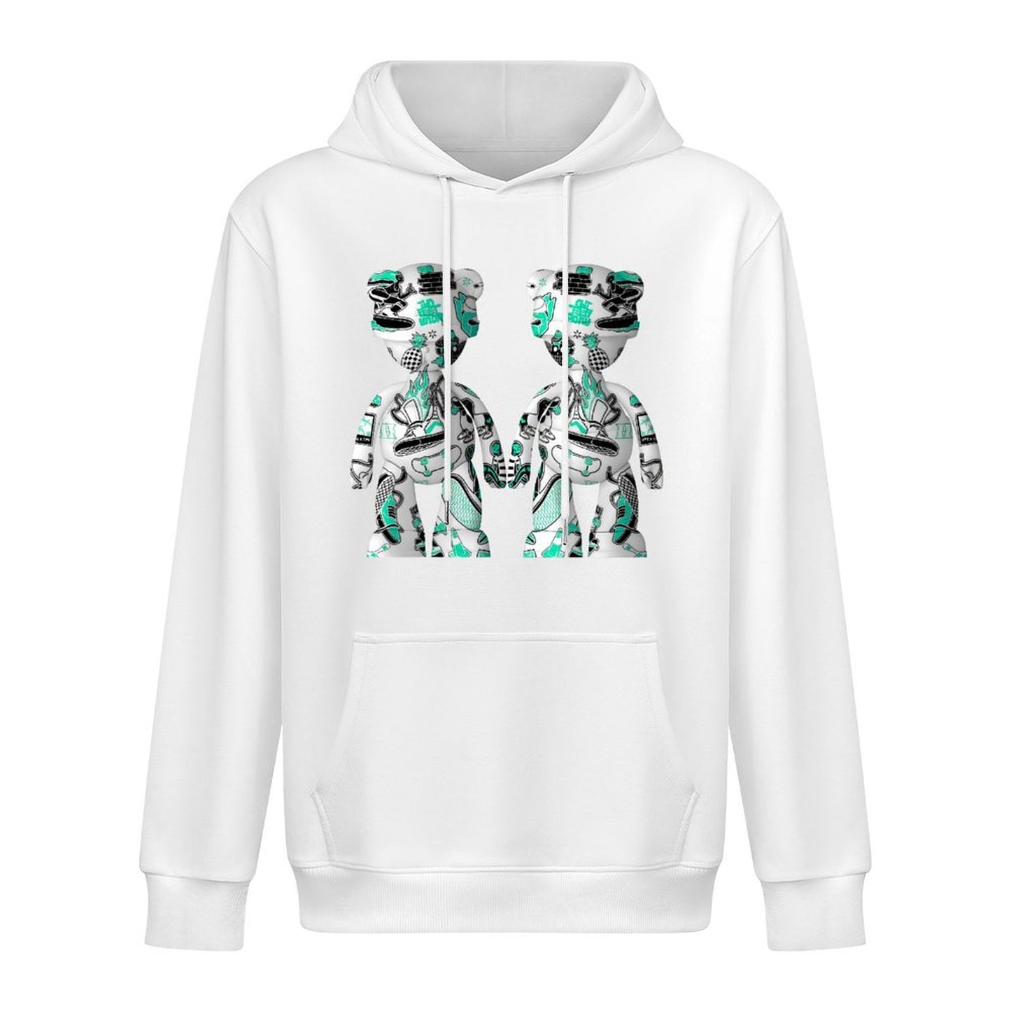 Hoodie Front PatternActive Vibrant Colors