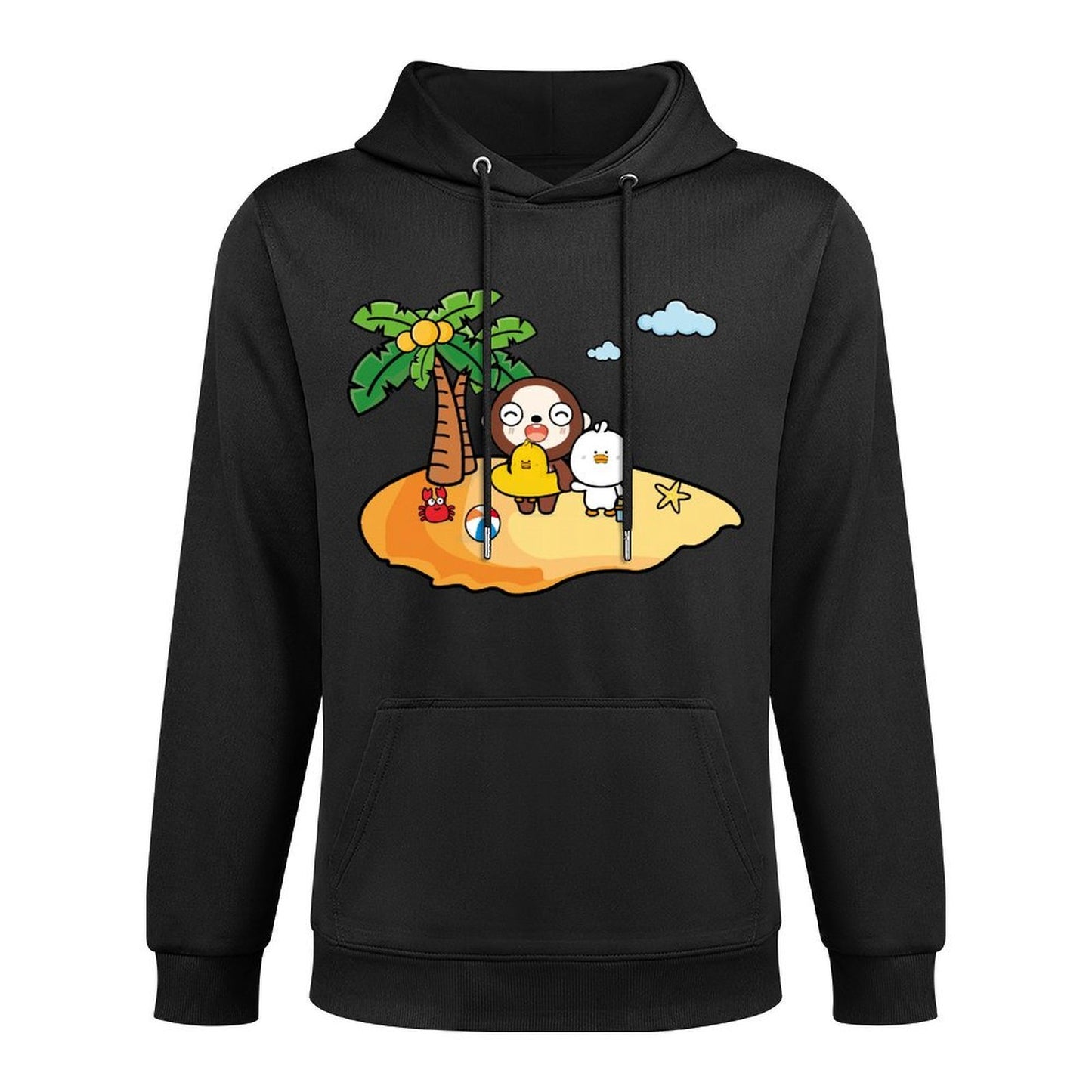 RelaxFit Moisture-Wicking Front Graphic Hoodies