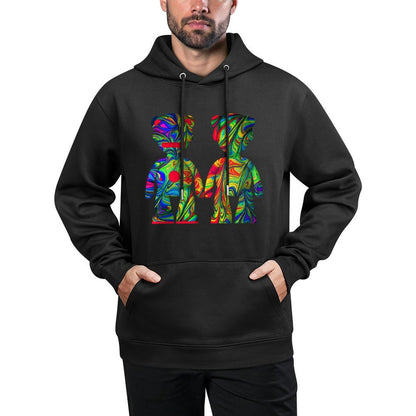 IPIB 250g Hooded Pocket Sweatshirt Front GraphicMen's Hooded  Sweatshirt6000088-5