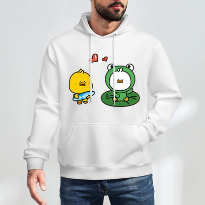 Soft Sleek Front Graphic Hoodies