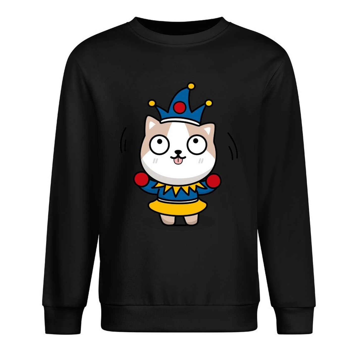 Front Patterned Long Sleeve TopStudio Comfort