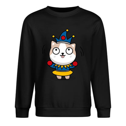 Front Patterned Long Sleeve TopStudio Comfort