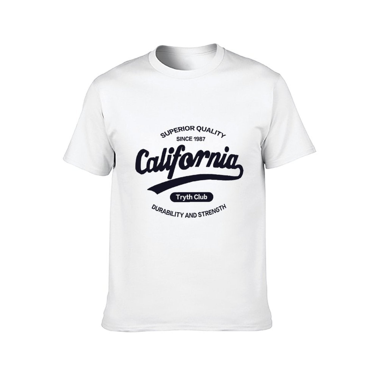 Inkmay Casual Cotton T-shirt Simple Black Background With White Lines Unisex T-shirtEverydayWear SimpleFit T-Shirt