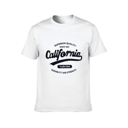 Inkmay Casual Cotton T-shirt Simple Black Background With White Lines Unisex T-shirtEverydayWear SimpleFit T-Shirt