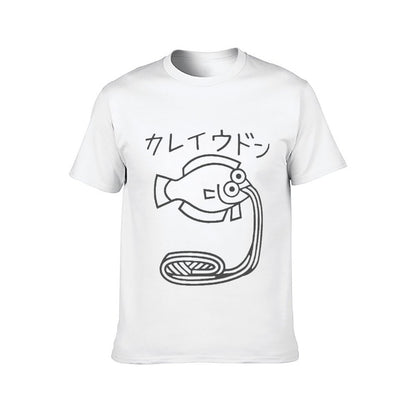 Inkmay Casual Cotton T-shirt Solid Gray Background No Pattern Prints Unisex T-shirtDaily ClassicFit T-Shirt