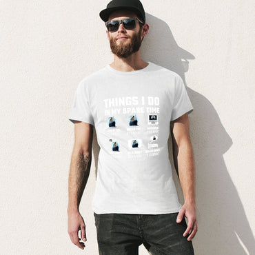 Inkmay Casual  Cotton T-shirt Titanic Ship On Iceberg Background Unisex T-shirtUnisex TimelessComfort T-Shirt