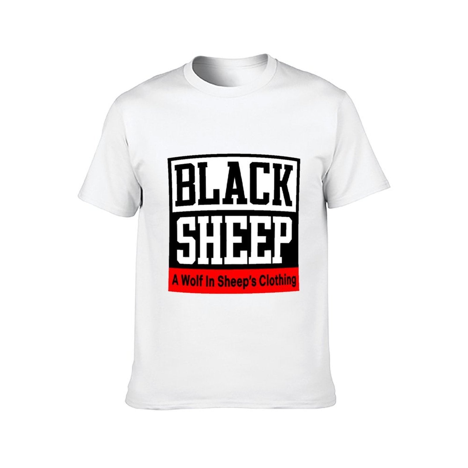 Inkmay Casual Cotton T-shirt Black Sheep Logo Bold Design Unisex T-shirtEssentialFit Street T-Shirt