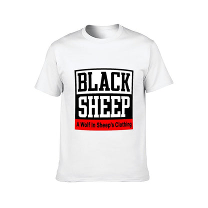 Inkmay Casual Cotton T-shirt Black Sheep Logo Bold Design Unisex T-shirtEssentialFit Street T-Shirt