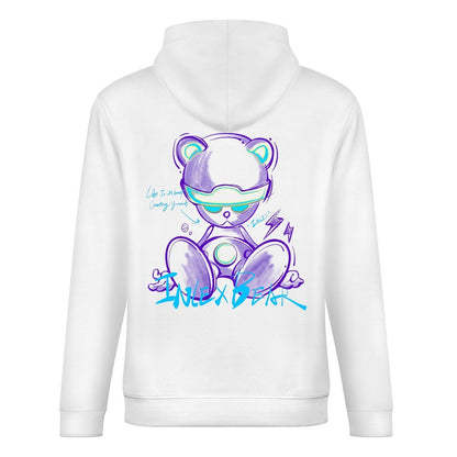 Inlex bear hooded pocket sweatshirt with back detailDailyFit OversizedHoodie