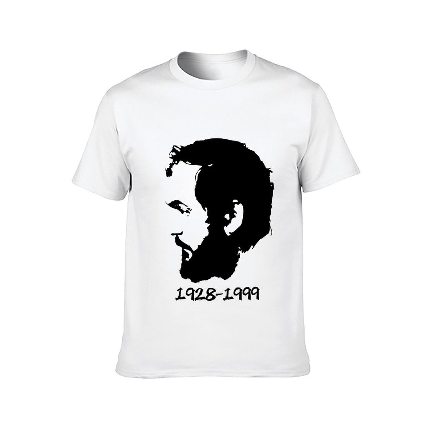 Inkmay Casual Cotton T-shirt Abstract Black And White Design Art Unisex T-shirtAllSeason Cotton T-Shirt