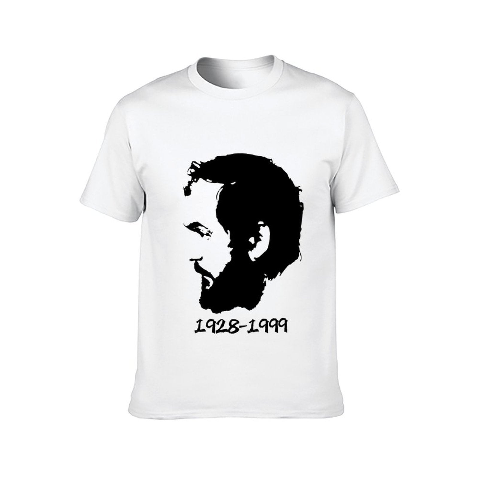 Inkmay Casual Cotton T-shirt Abstract Black And White Design Art Unisex T-shirtAllSeason Cotton T-Shirt