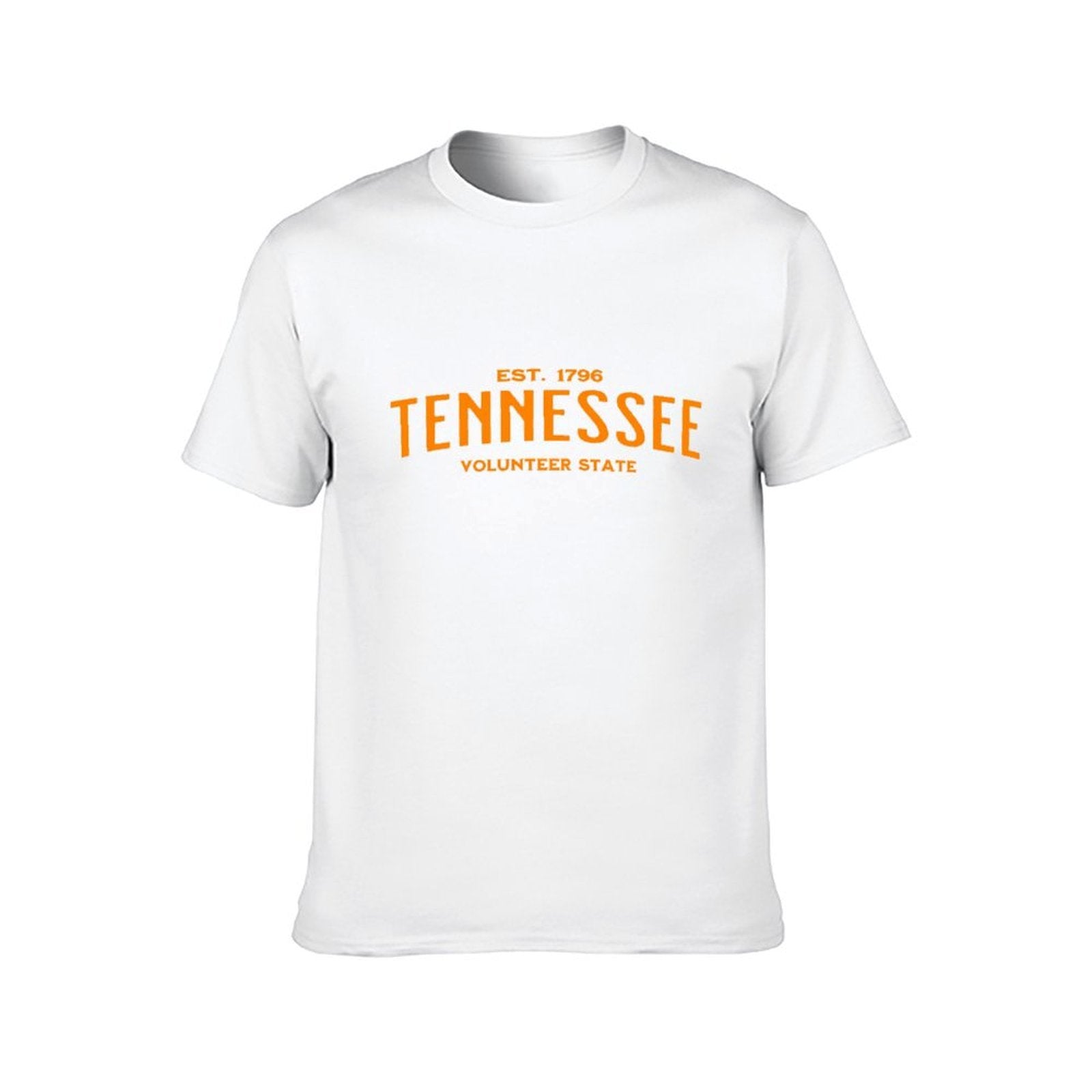 Inkmay Casual  Cotton T-shirt Solid Orange Background No Pattern Prints Unisex T-shirtLifestyle RelaxFit T-Shirt