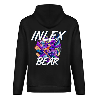 Inlex bear hooded pocket sweatshirt with back detailDailyFit DailyHoodie