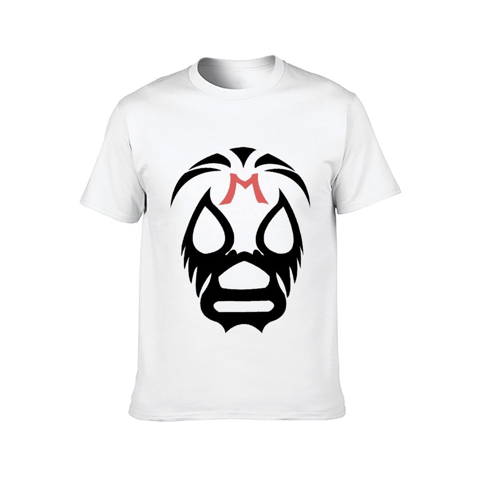 Inkmay Casual Cotton T-shirt Solid Coral Color Top Design Unisex T-shirtIndoor Retro T-Shirt
