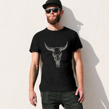 Inkmay Casual  Cotton T-shirt Solid Gray Background With White Edge Unisex T-shirtPremium Clean Edges T-Shirt