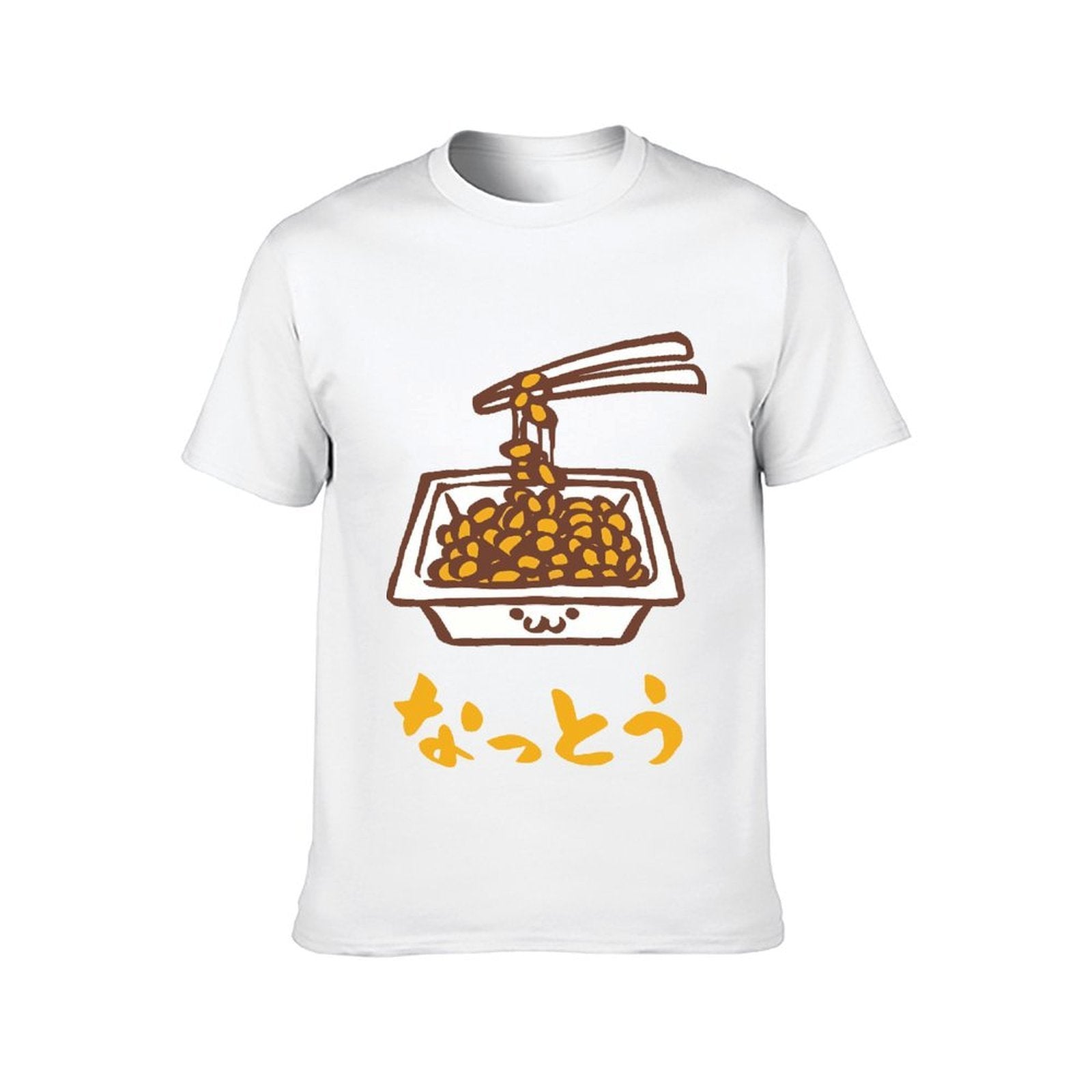 Inkmay Casual Cotton T-shirt Stir Fried Peanuts In White Dish Unisex T-shirtSimpleFit Strong T-Shirt