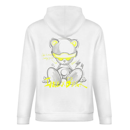 Inlex bear hooded pocket sweatshirt with back detailSeamless EverydayHoodie