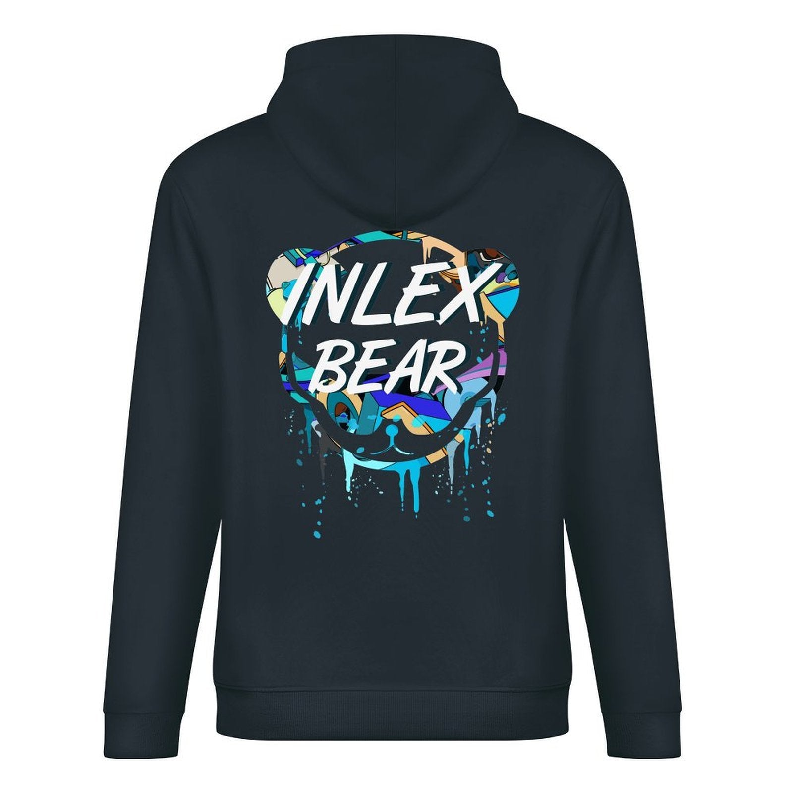 Inlex bear hooded pocket sweatshirt with back detailPremiumSeries SimpleFitHoodie