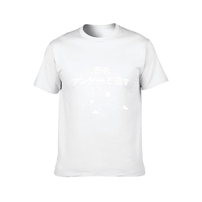 Inkmay Casual Cotton T-shirt Unisex T-shirtClassic Fit Logo-Ready T-Shirt
