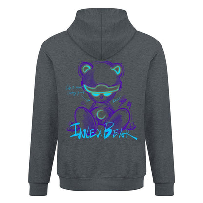 Inlex bear hooded pocket sweatshirt with back detailDailyFit OversizedHoodie