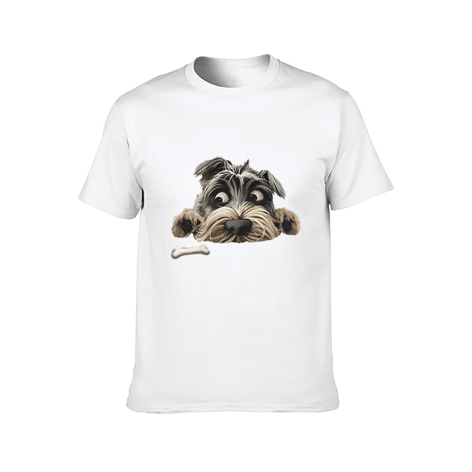 Inkmay Casual Cotton T-shirt Abstract Geometric Shapes In Bold Colors Unisex T-shirtComfort Smooth T-Shirt