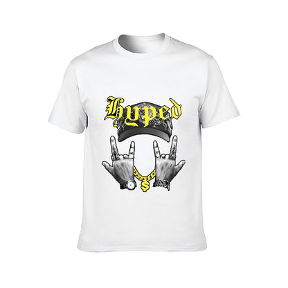 Inkmay Casual Cotton T-shirt Hyped Cap With Intricate Design Art Unisex T-shirtTear-Resistant Unisex T-Shirt