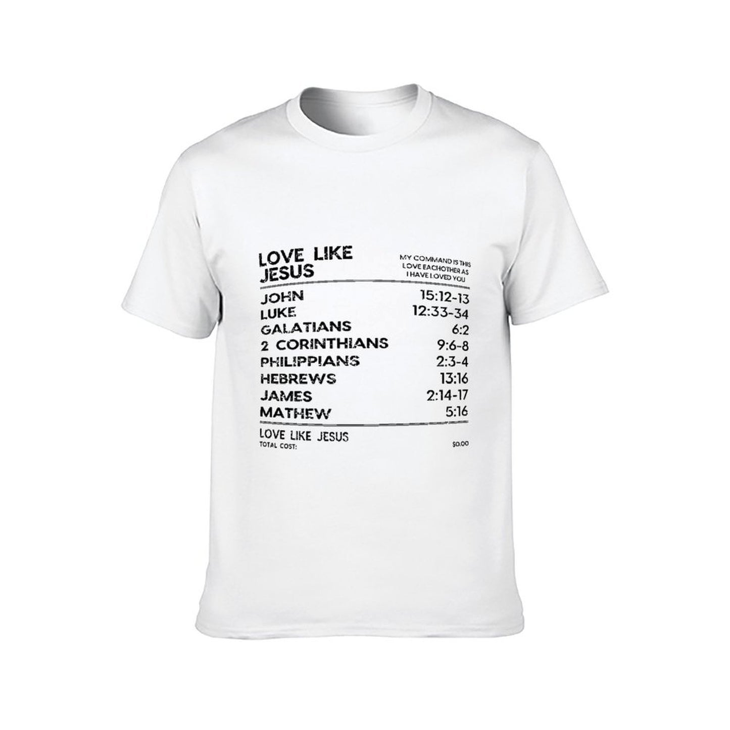 Inkmay Casual Cotton T-shirt Abstract Black And White Pattern Prints Unisex T-shirt