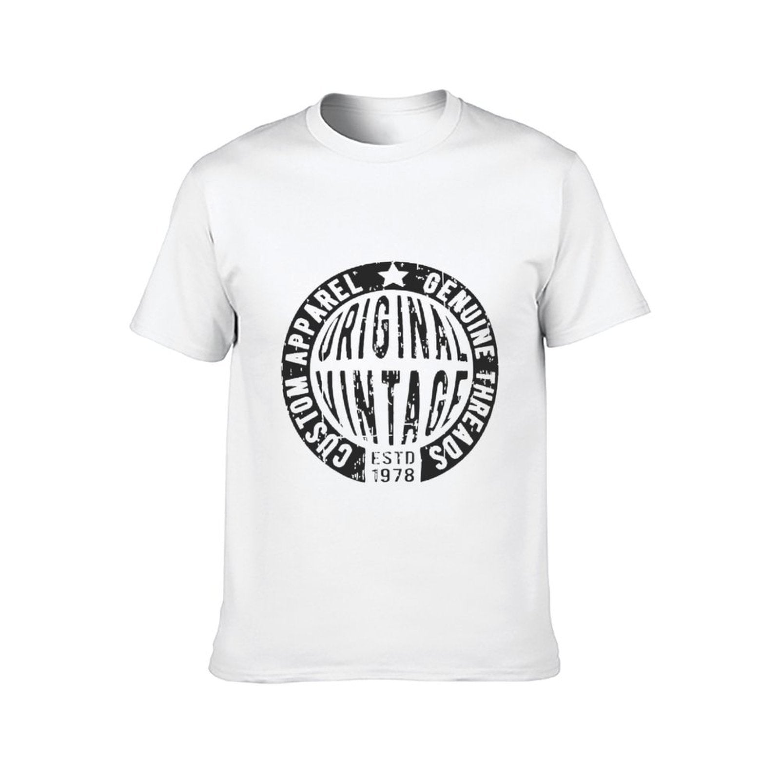 Inkmay Casual Cotton T-shirt Abstract Black Background With Minimal Design Unisex T-shirtStudio TimelessComfort T-Shirt