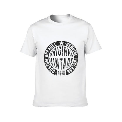 Inkmay Casual Cotton T-shirt Abstract Black Background With Minimal Design Unisex T-shirtStudio TimelessComfort T-Shirt