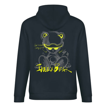 Inlex bear hooded pocket sweatshirt with back detailSeamless EverydayHoodie