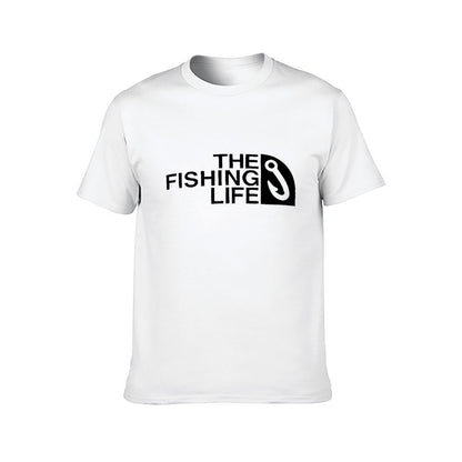 Inkmay Casual Cotton T-shirt Simple Black And White Design Unisex T-shirtSoftWear Outdoor T-Shirt