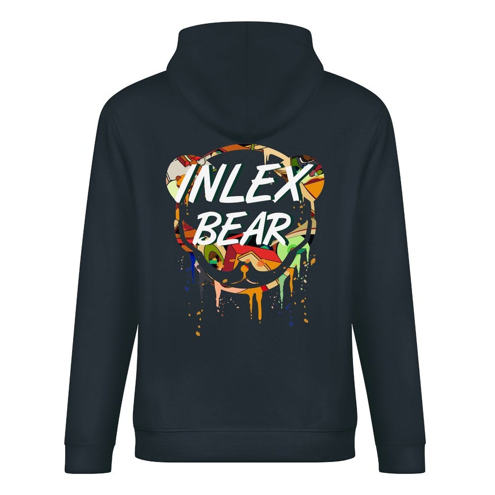 Inlex bear hooded pocket sweatshirt with back detailEasyStyle CasualHoodie