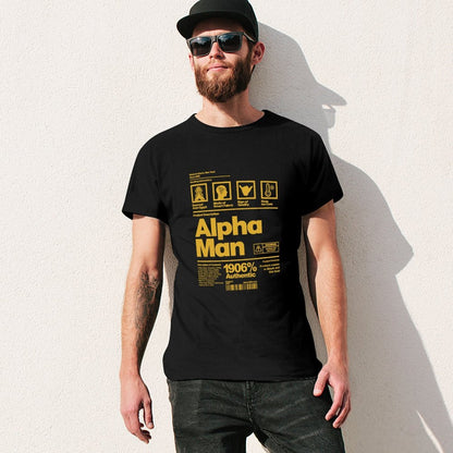Inkmay Casual  Cotton T-shirt Abstract Geometric Shapes On Yellow Background Unisex T-shirtUltra Durable Premium T-Shirt