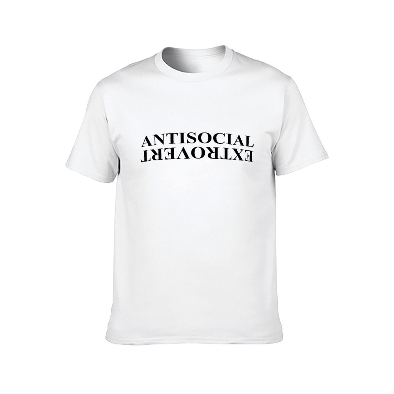Inkmay Casual Cotton T-shirt Abstract Artistic Design With Bold Letters Unisex T-shirtSoft-Touch Printed T-Shirt