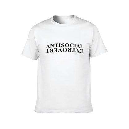 Inkmay Casual Cotton T-shirt Abstract Artistic Design With Bold Letters Unisex T-shirtSoft-Touch Printed T-Shirt