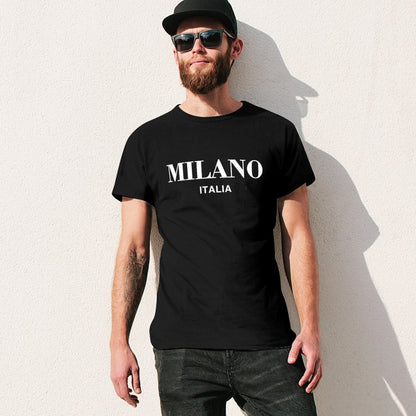 Inkmay Casual  Cotton T-shirt Abstract White Background With Minimal Design Unisex T-shirtChill Lifestyle T-Shirt