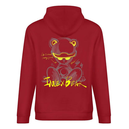 Inlex bear hooded pocket sweatshirt with back detailSeamless EverydayHoodie