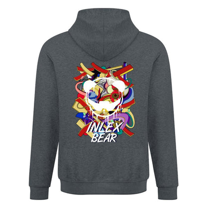 Inlex bear hooded pocket sweatshirt with back detailReliable Easy-CareHoodie