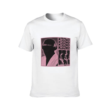 Inkmay Casual  Cotton T-shirt Abstract Art With Geometric Shapes Design Unisex T-shirtEco / Sustainable Series T-Shirt