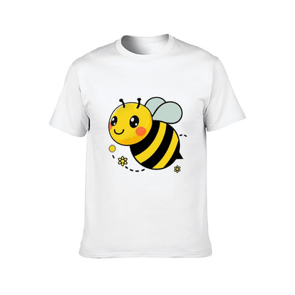 Inkmay Casual Cotton T-shirt Cute Bee With Yellow Black Stripes Unisex T-shirtEssential SoftTouch T-Shirt