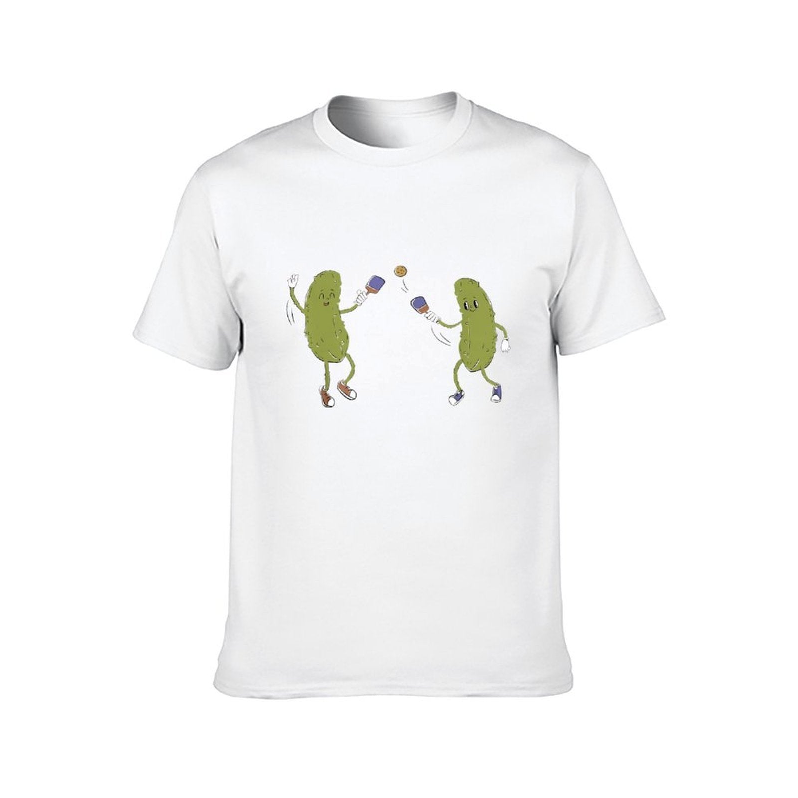 Inkmay Casual Cotton T-shirt Two Dancing Pickles With Happy Faces Unisex T-shirtComfortLine Men¡¯s / Women¡¯s / Youth T-Shirt