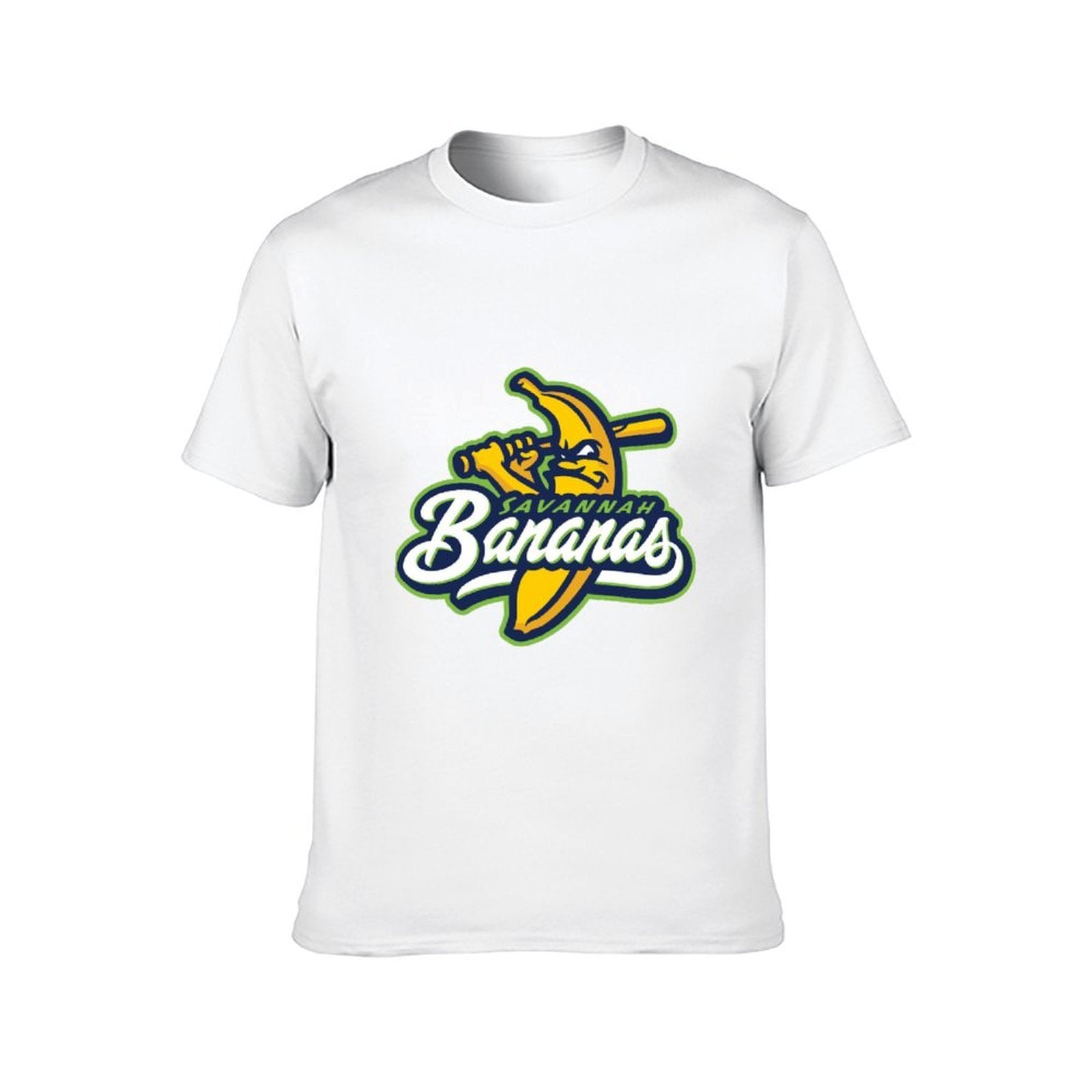 Inkmay Casual Cotton T-shirt Savannah Bananas Logo With Banana Bat Unisex T-shirtTrueComfort Neat T-Shirt