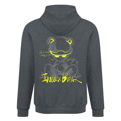 Inlex bear hooded pocket sweatshirt with back detailSeamless EverydayHoodie