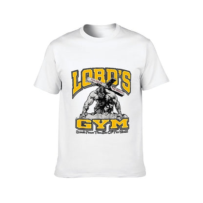 Inkmay Casual Cotton T-shirt Lord S Gym Sin Of World Unisex T-shirtHeavyweight TrueFit T-Shirt